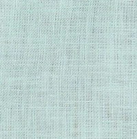 Young girl wearing a mint green linen sleeveless top with a button-back keyhole detail.