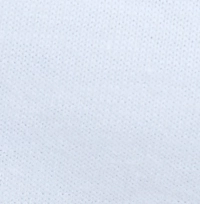 Woman wearing a classic white cotton cropped t-shirt with a subtle tonal embroidered logo on the chest, paired with high-waisted trousers, tonal white embroidered logo on a classic white crop tee.