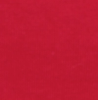 Woman wearing a crimson red cotton cropped t-shirt with a tonal red embroidered logo on the chest.