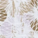 PR0336 WHITE AND LILAC ABSTRACT FLORAL PRINT swatch